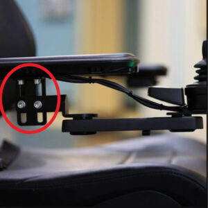 Permobil Bracket, Height Adjustable Joystick Mount