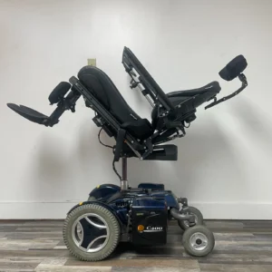 PERMOBIL C400 POWER WHEELCHAIR WITH POWER TILT,RECLINE,LEGS AND SEAT ELEVATION