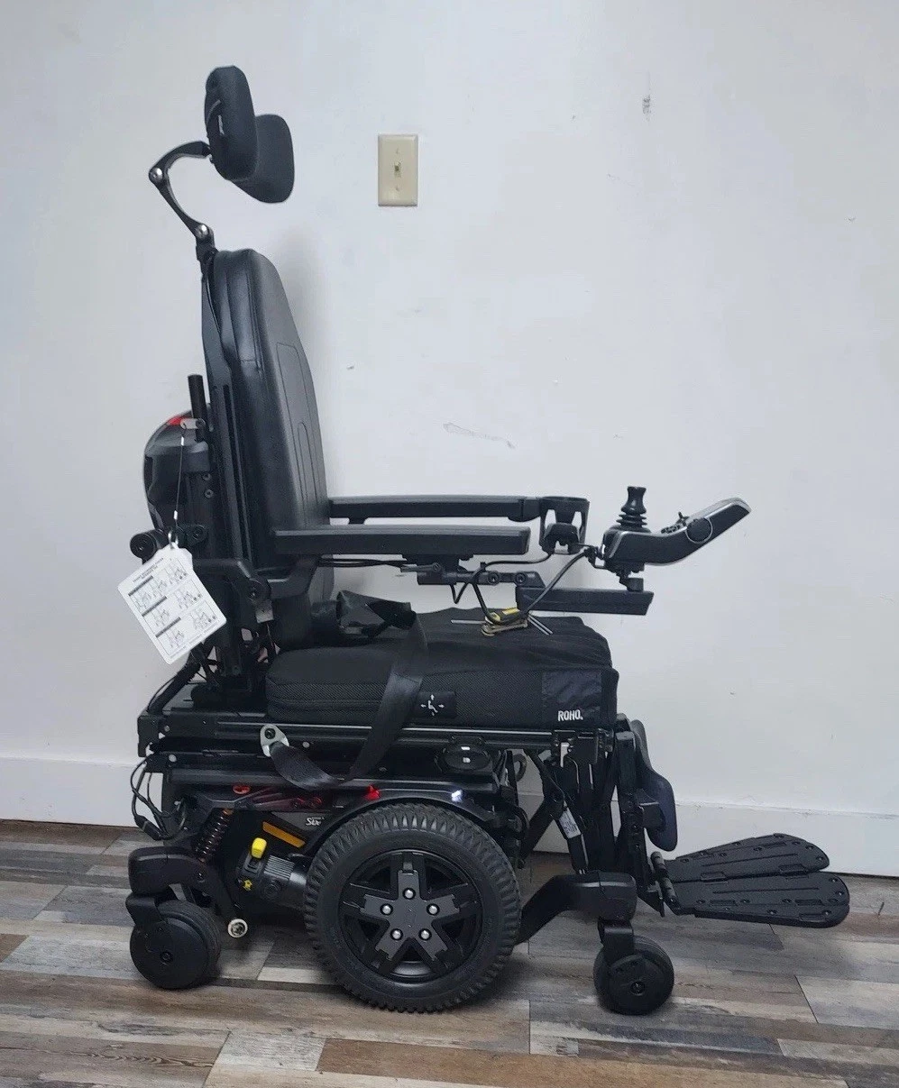 QUANTUM EDGE 3 STRETTO ILEVEL WHEELCHAIR,POWER TILT, RECLINE,LEGS,LIFT. Certified Pre-owned - Image 4