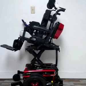 QUANTUM EDGE 3 PEDIATRIC WHEELCHAIR, TILT AND LIFT. 2 MILES ONLY. Certified Pre-owned